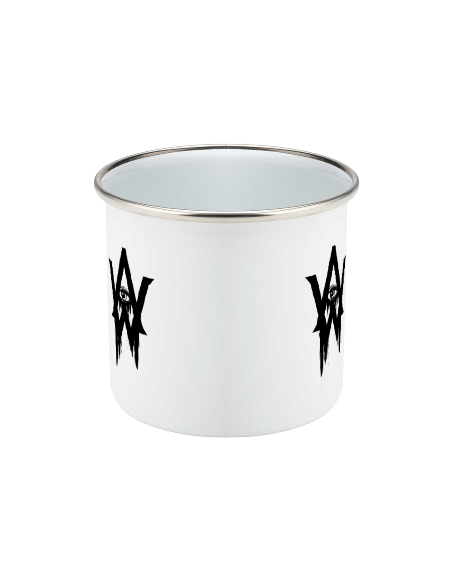 We Awake - Emaille Becher "Logo"