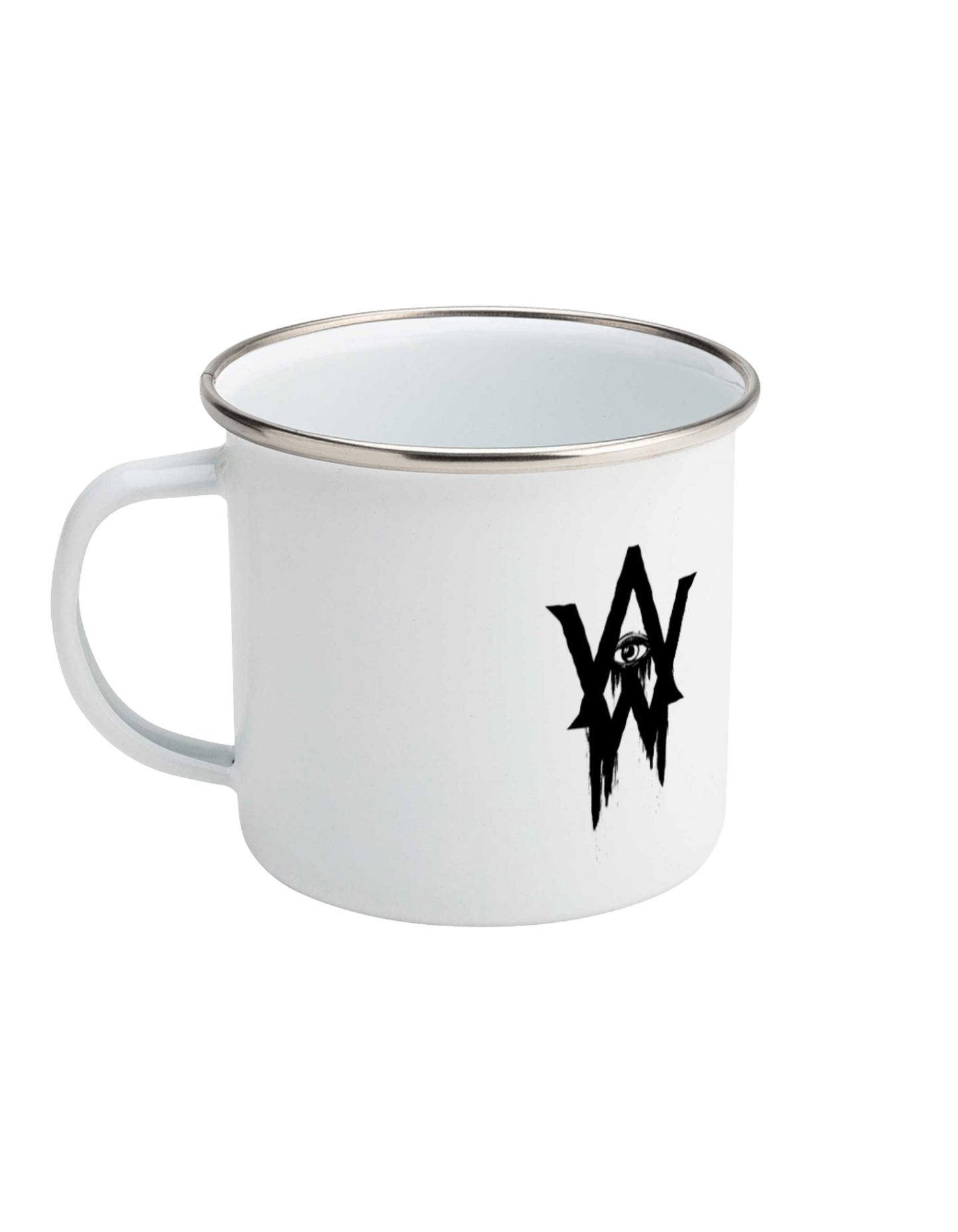 We Awake - Emaille Becher "Logo"