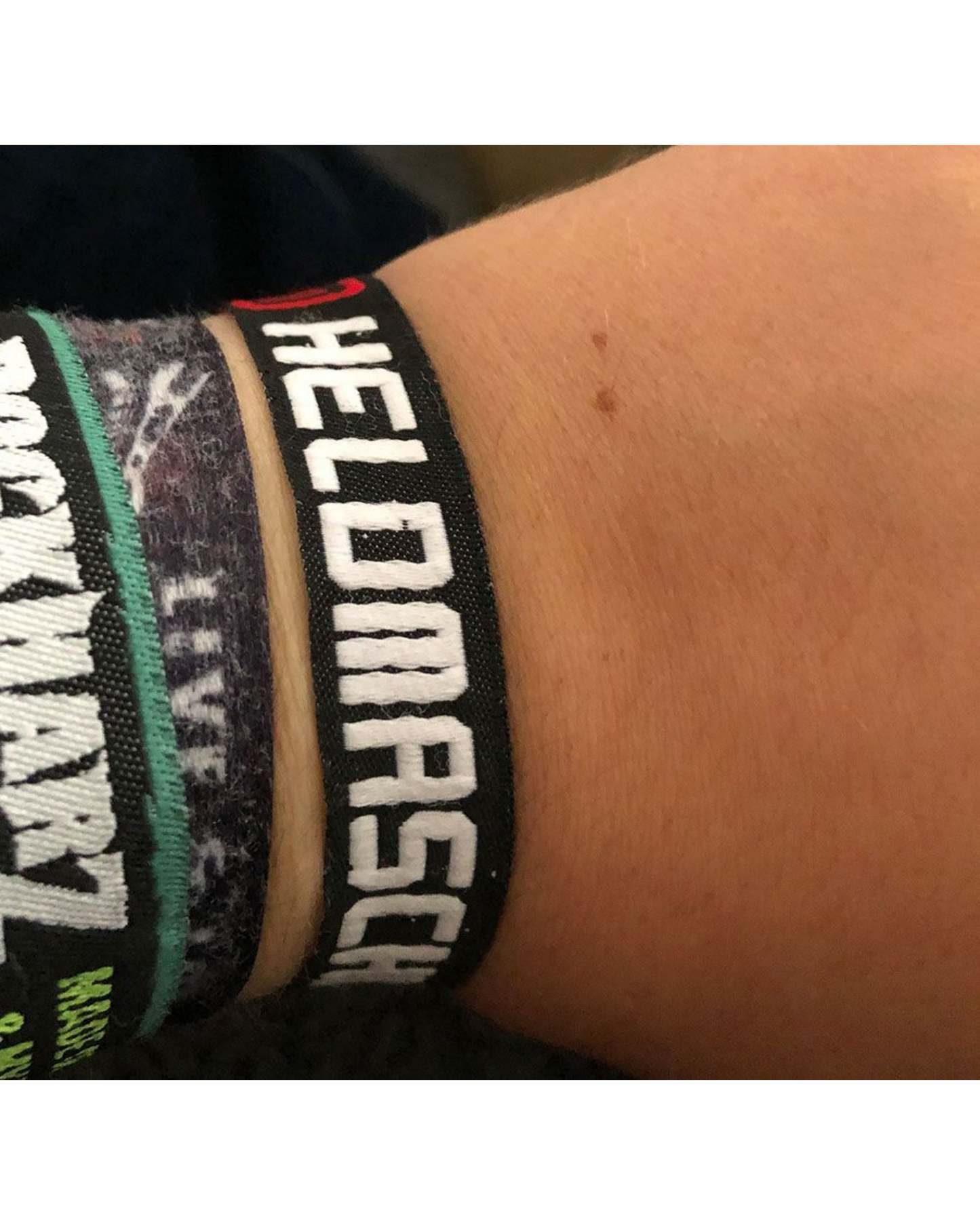 HELDMASCHINE - Logo - Festival - Wristband