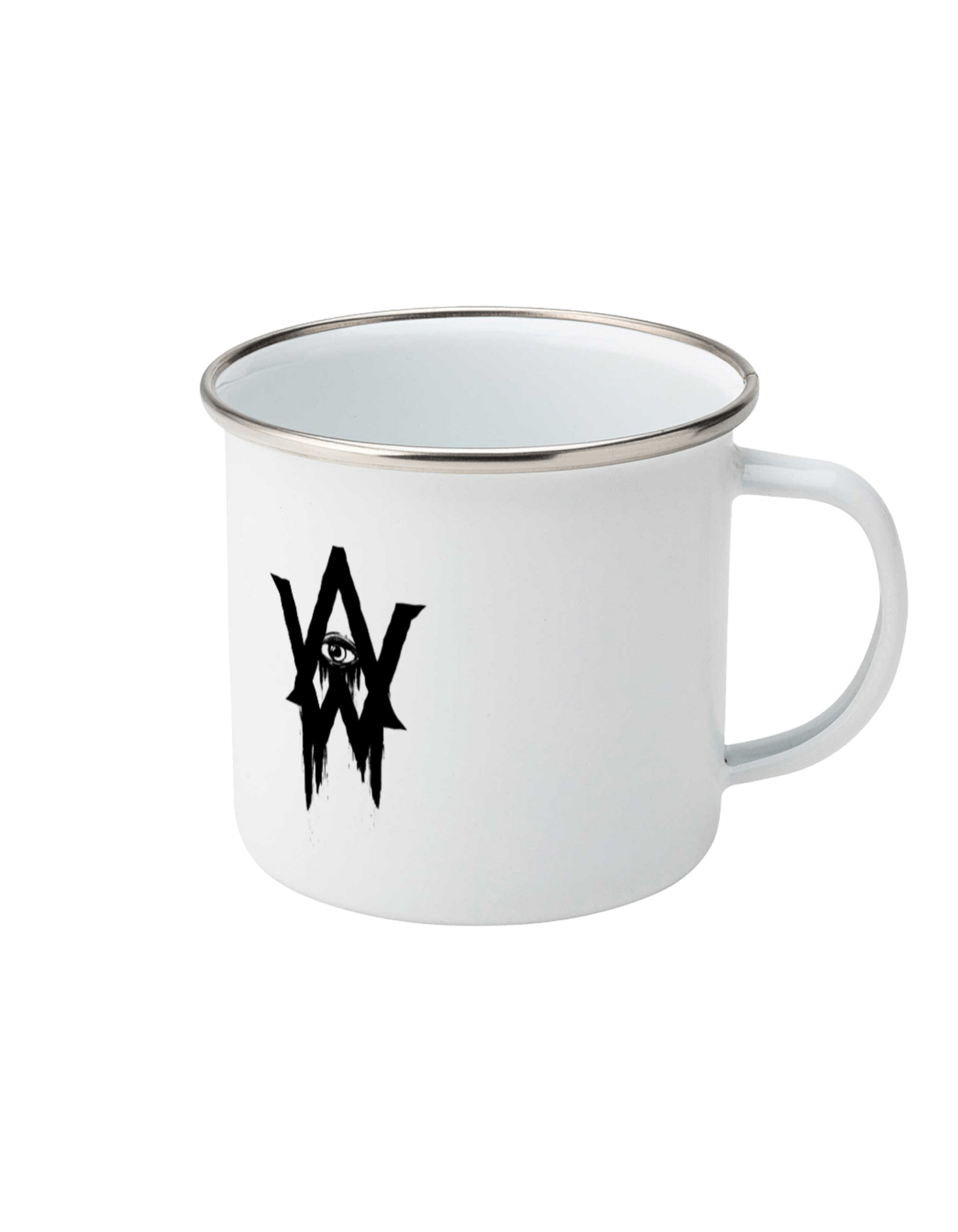 We Awake - Emaille Becher "Logo"