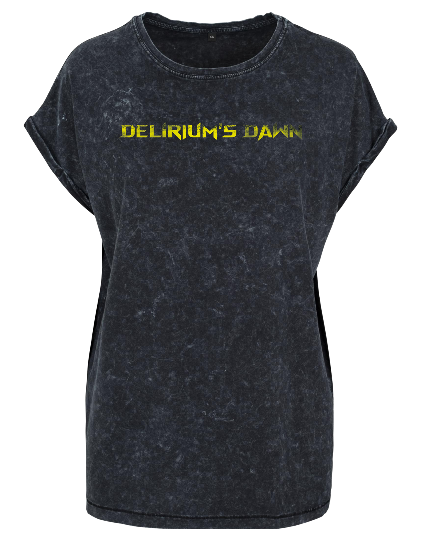 In Dying Lights - Extended Shoulder Ladies T-Shirt "Acid Washed Logo"