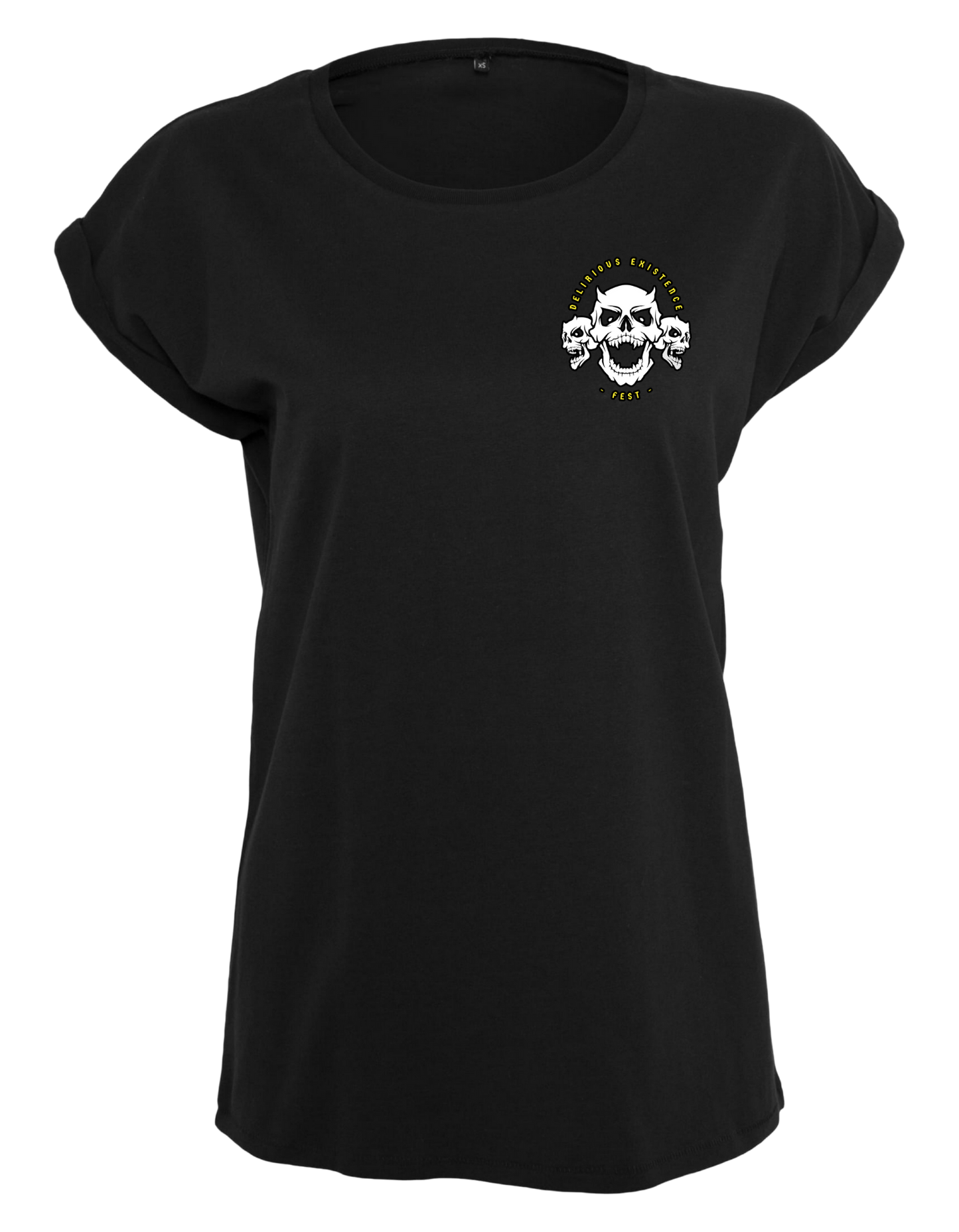 Deliriums Dawn - Extended Shoulder Ladies T-Shirt "Festivalshirt"