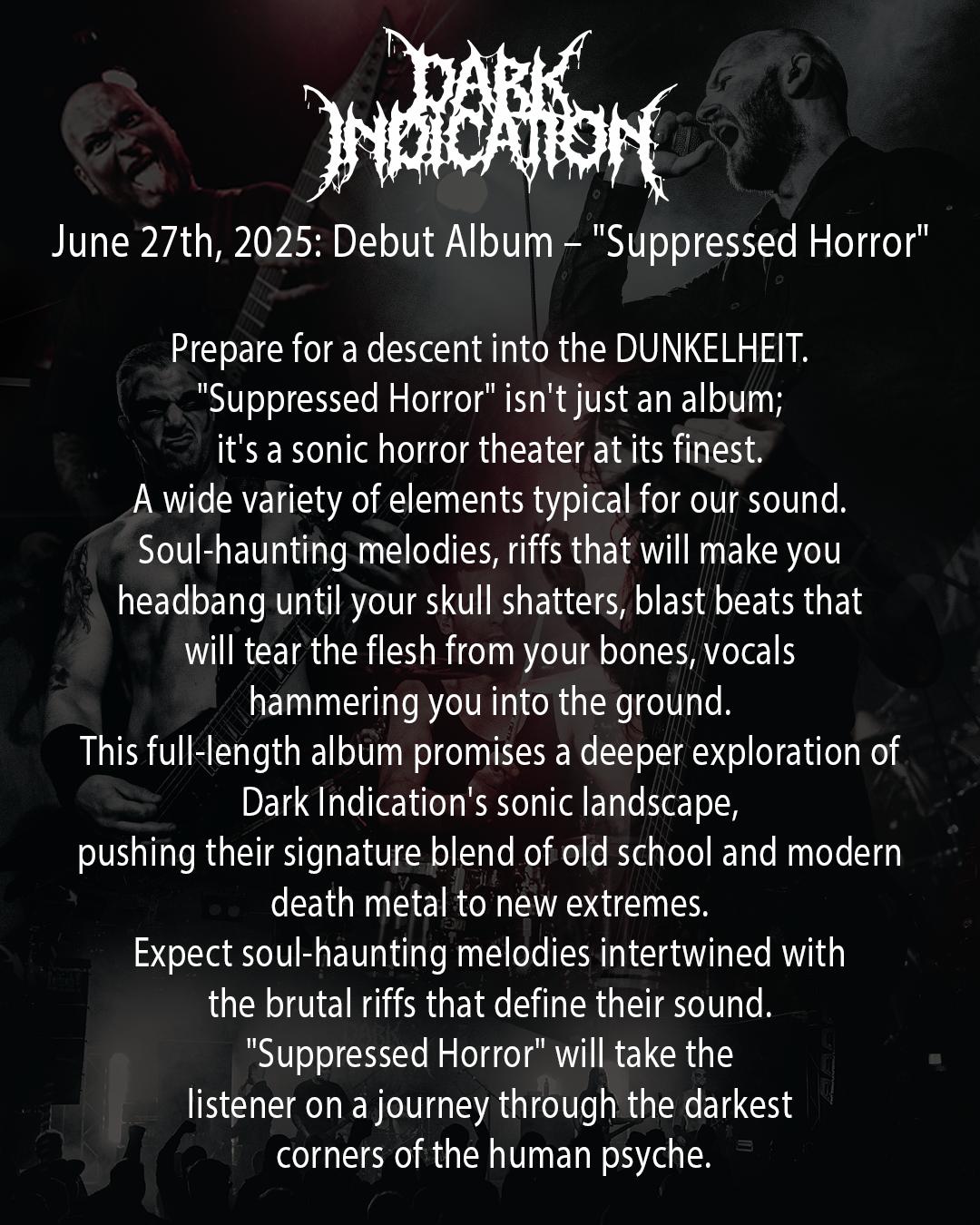 Dark Indication - CD "Suppressed Horror" (Album)