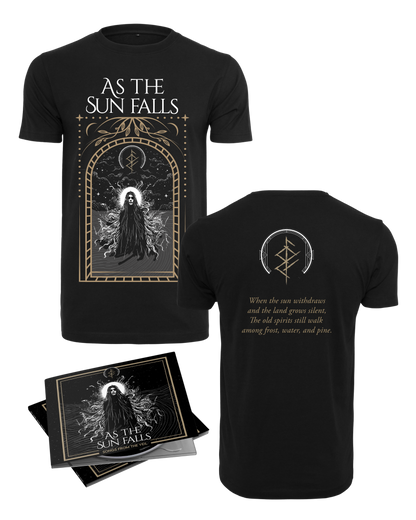 As The Sun Falls - Bundle 1 - T-Shirt + CD "Songs from the Veil" (Album) (2026)