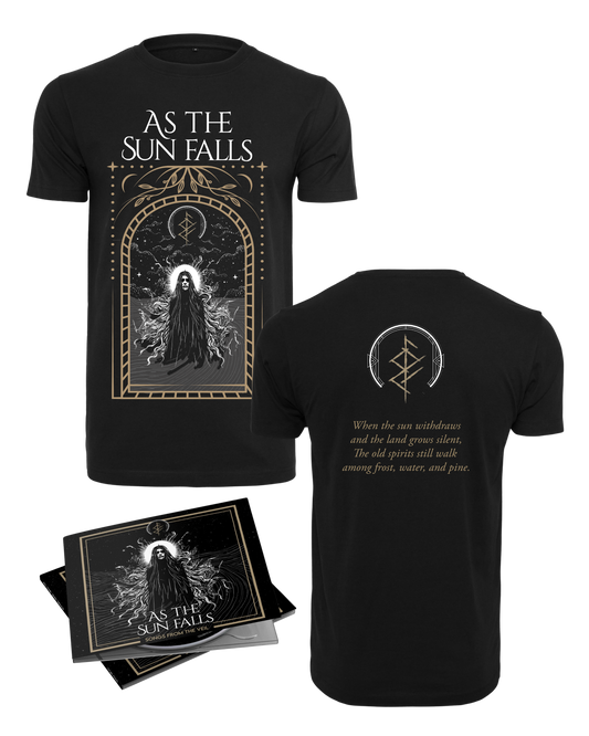 As The Sun Falls - Bundle 1 - T-Shirt + CD "Songs from the Veil" (Album) (2026)