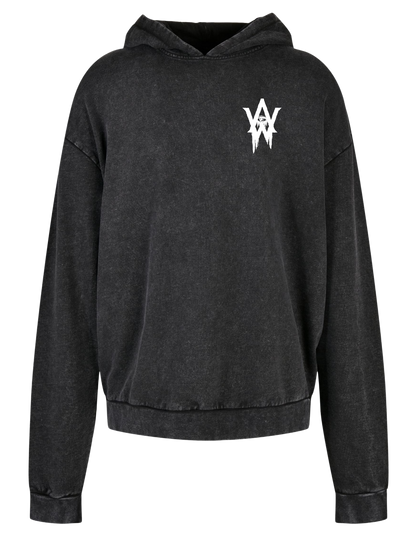 We Awake - Oversize Acid Washed Hoodie "Retangled"