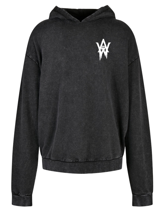 We Awake - Oversize Acid Washed Hoodie "Retangled"