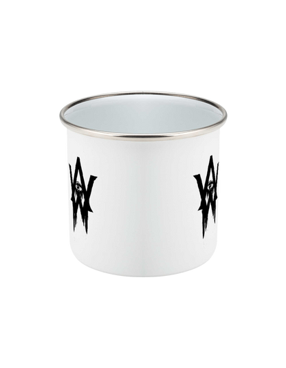 We Awake - Emaille Becher "Logo"