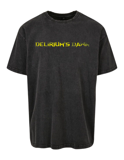 Deliriums Dawn - Oversize T-Shirt "Acid Washed Logo"