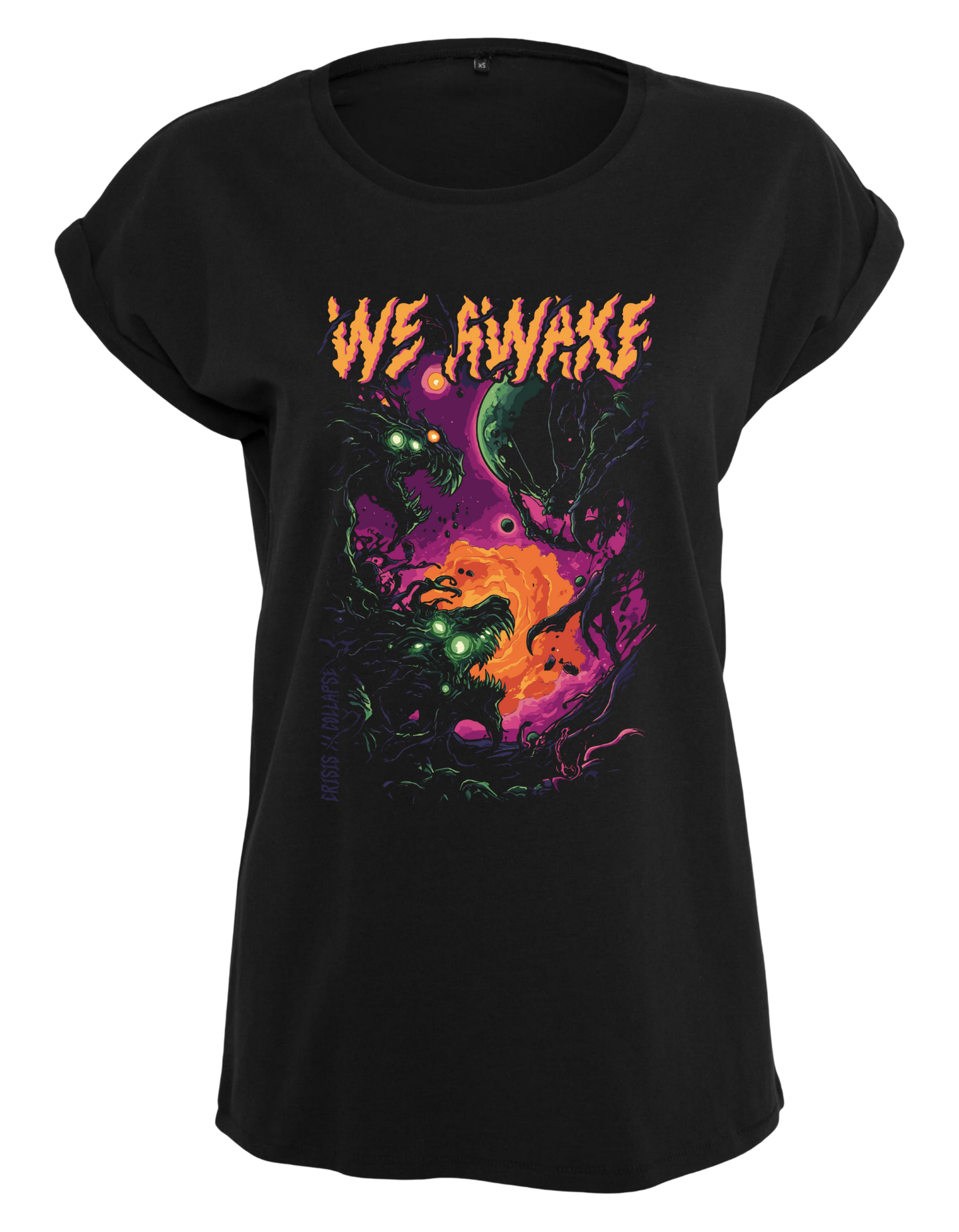 In Dying Lights - Extended Shoulder Ladies T-Shirt "Duck"