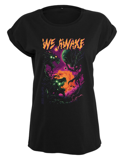 In Dying Lights - Extended Shoulder Ladies T-Shirt "Duck"