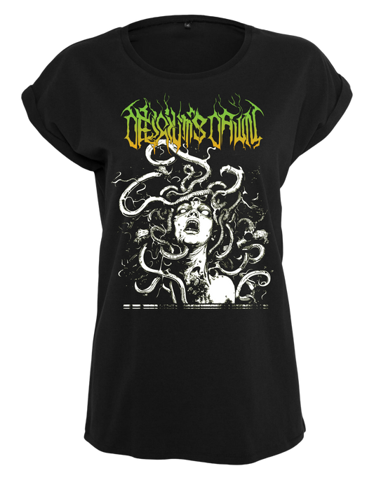 In Dying Lights - Extended Shoulder Ladies T-Shirt "Duck"