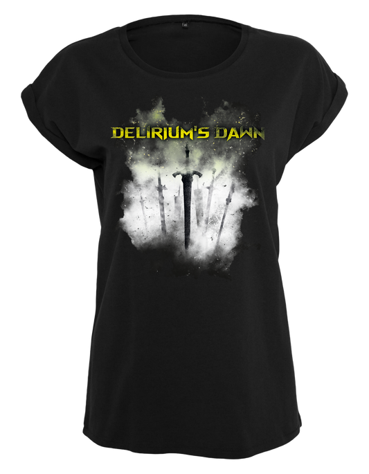Deliriums Dawn - Extended Shoulder Ladies T-Shirt "Hollow to Follow"