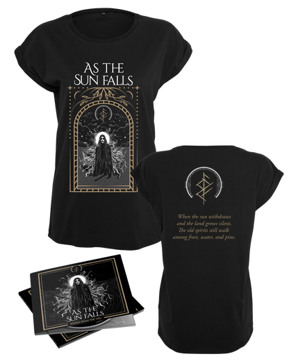 As The Sun Falls - Bundle 2 - Ladies T-Shirt + CD "Songs from the Veil" (Album) (2026)