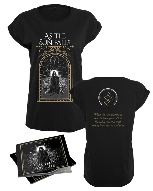 As The Sun Falls - Bundle 2 - Ladies T-Shirt + CD "Songs from the Veil" (Album) (2026)