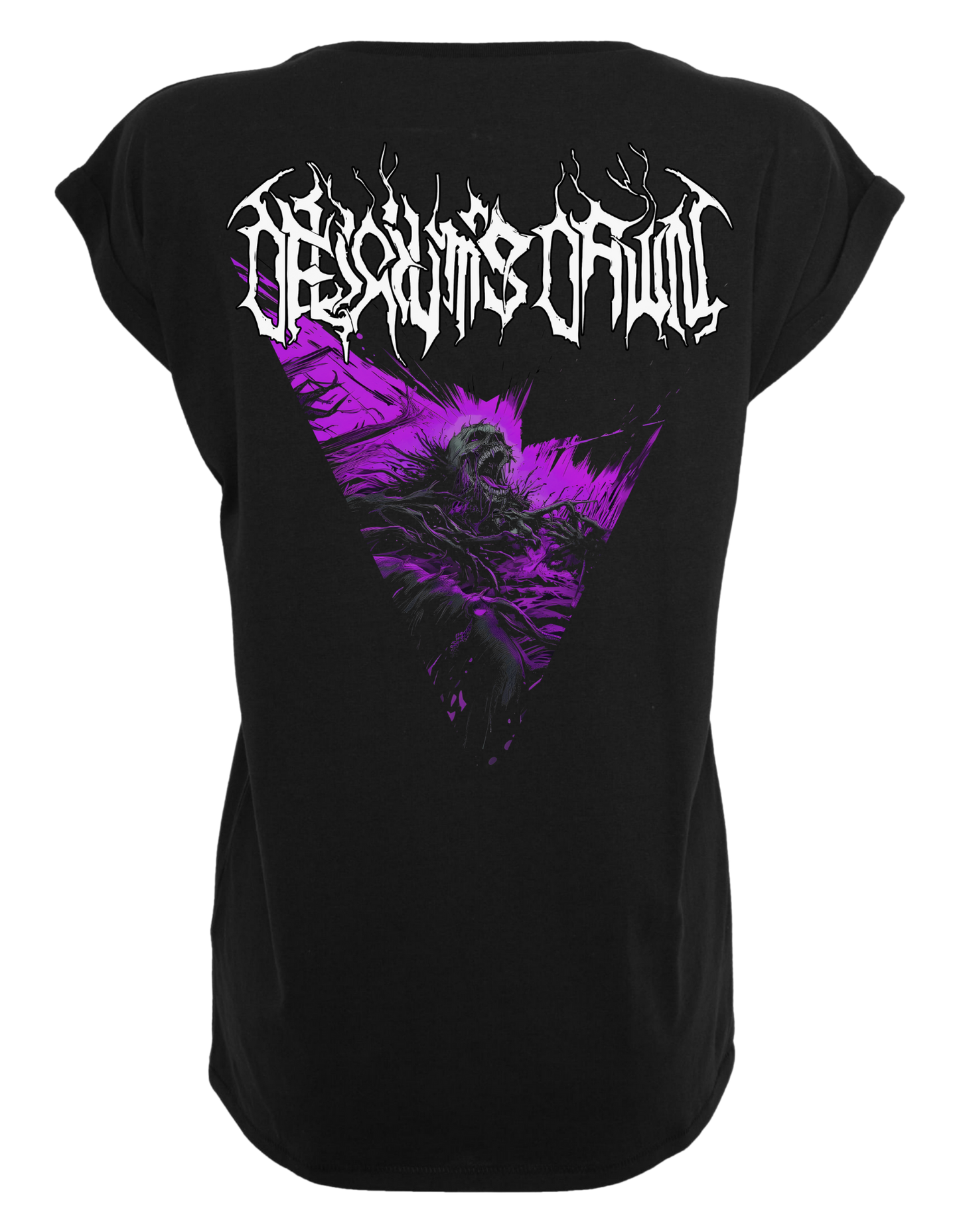 Deliriums Dawn - Extended Shoulder Ladies T-Shirt "20 Years"