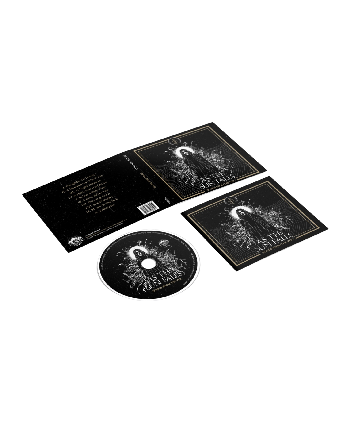 As The Sun Falls - Bundle 4 - T-Shirt + Zipper + CD "Songs from the Veil" (Album) (2026)