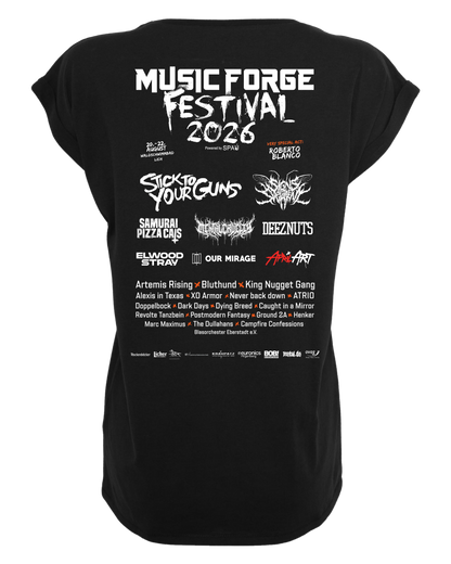 Music Forge Festival - Ladies Loose Fit Tee "Lettering"