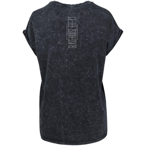 GlassHouseEffect - Acid Washed Ladies T-Shirt "Logo"