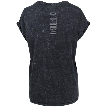 GlassHouseEffect - Acid Washed Ladies T-Shirt "Logo"