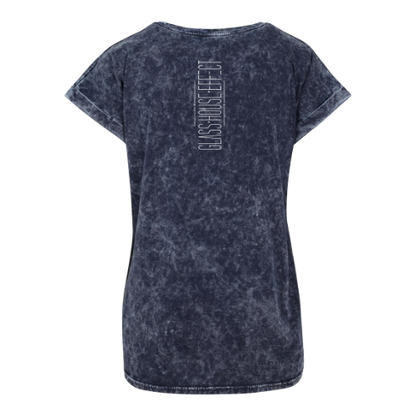GlassHouseEffect - Acid Washed Ladies T-Shirt "Logo"