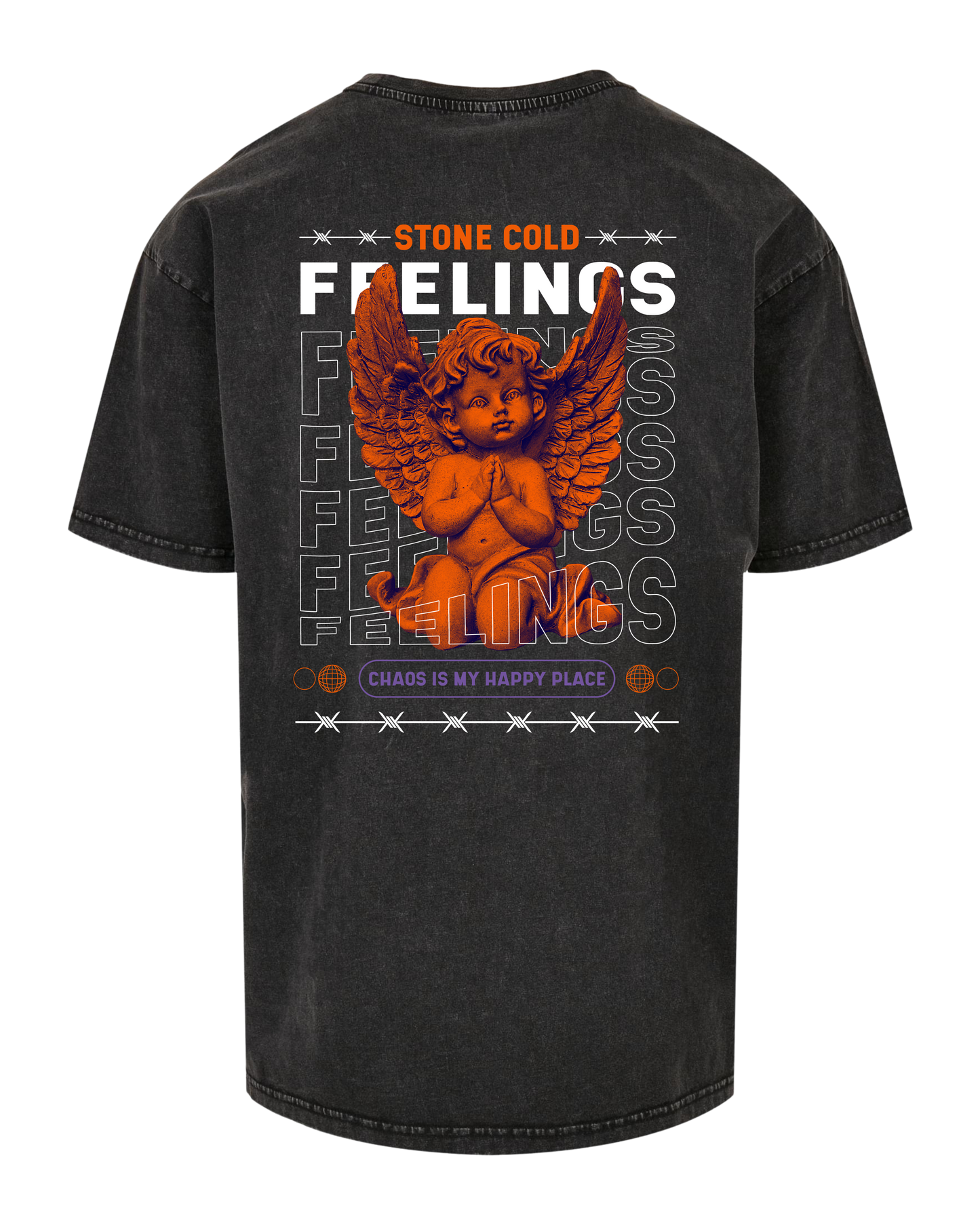 T-shirt oversize "Stone Cold Feelings"