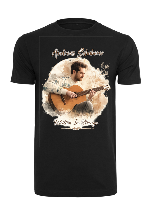 Andreas Schaberer - Basic Unisex T-Shirt "Written in Strings"