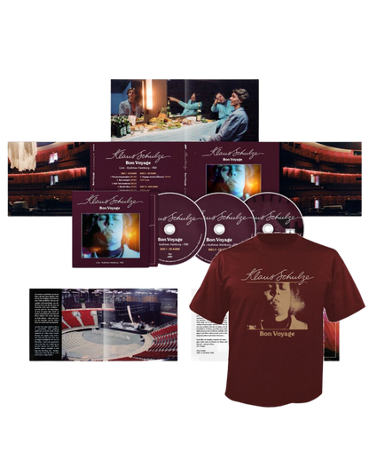 Klaus Schulze - Bon Voyage Bundle - 2CD+DVD + Shirt