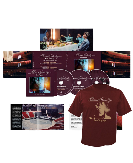 Klaus Schulze - Bon Voyage Bundle - 2CD+DVD + Shirt