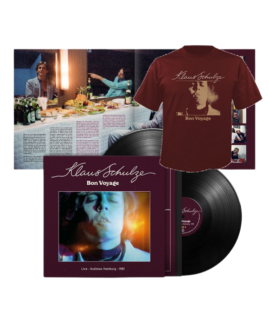 Klaus Schulze - Bon Voyage Bundle - DLP (2LP) + T-Shirt