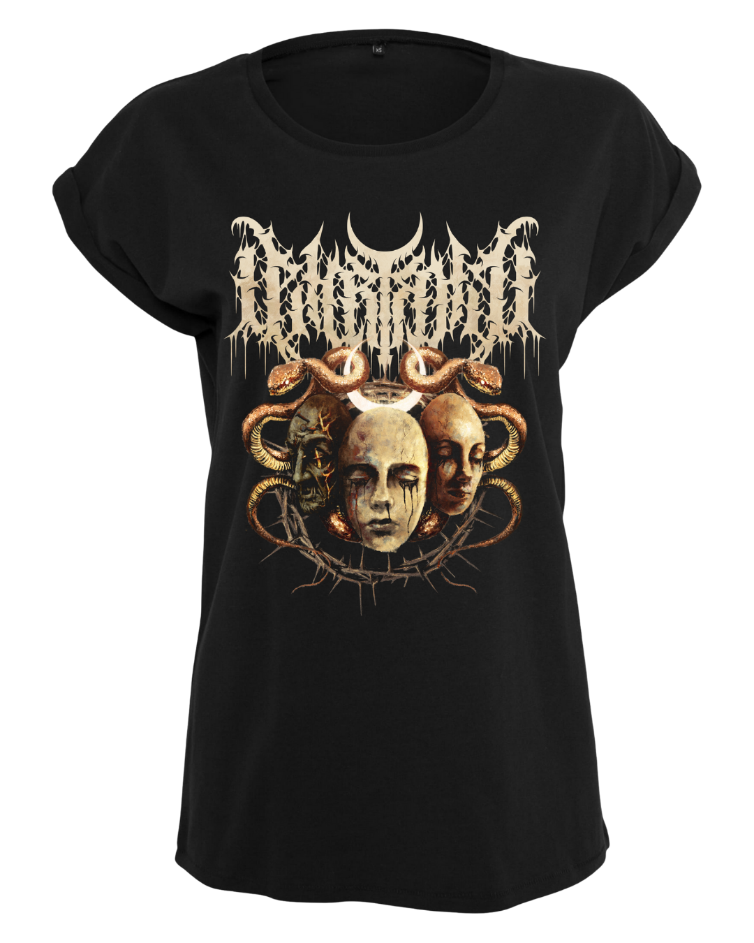 In Dying Lights - Extended Shoulder Ladies T-Shirt "Duck"