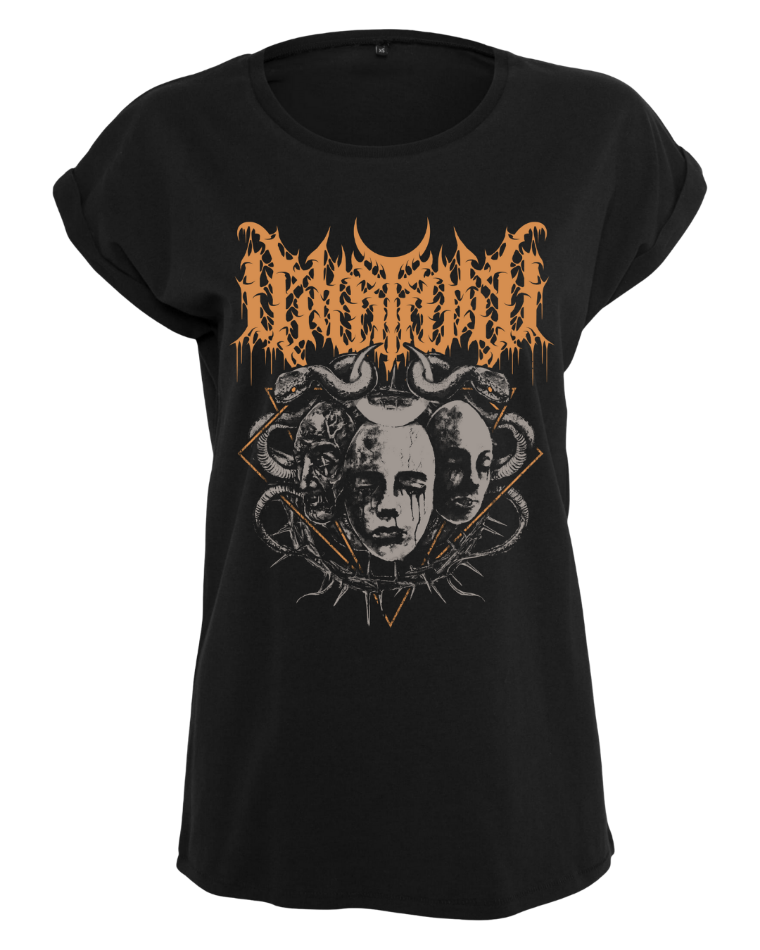 In Dying Lights - Extended Shoulder Ladies T-Shirt "Duck"