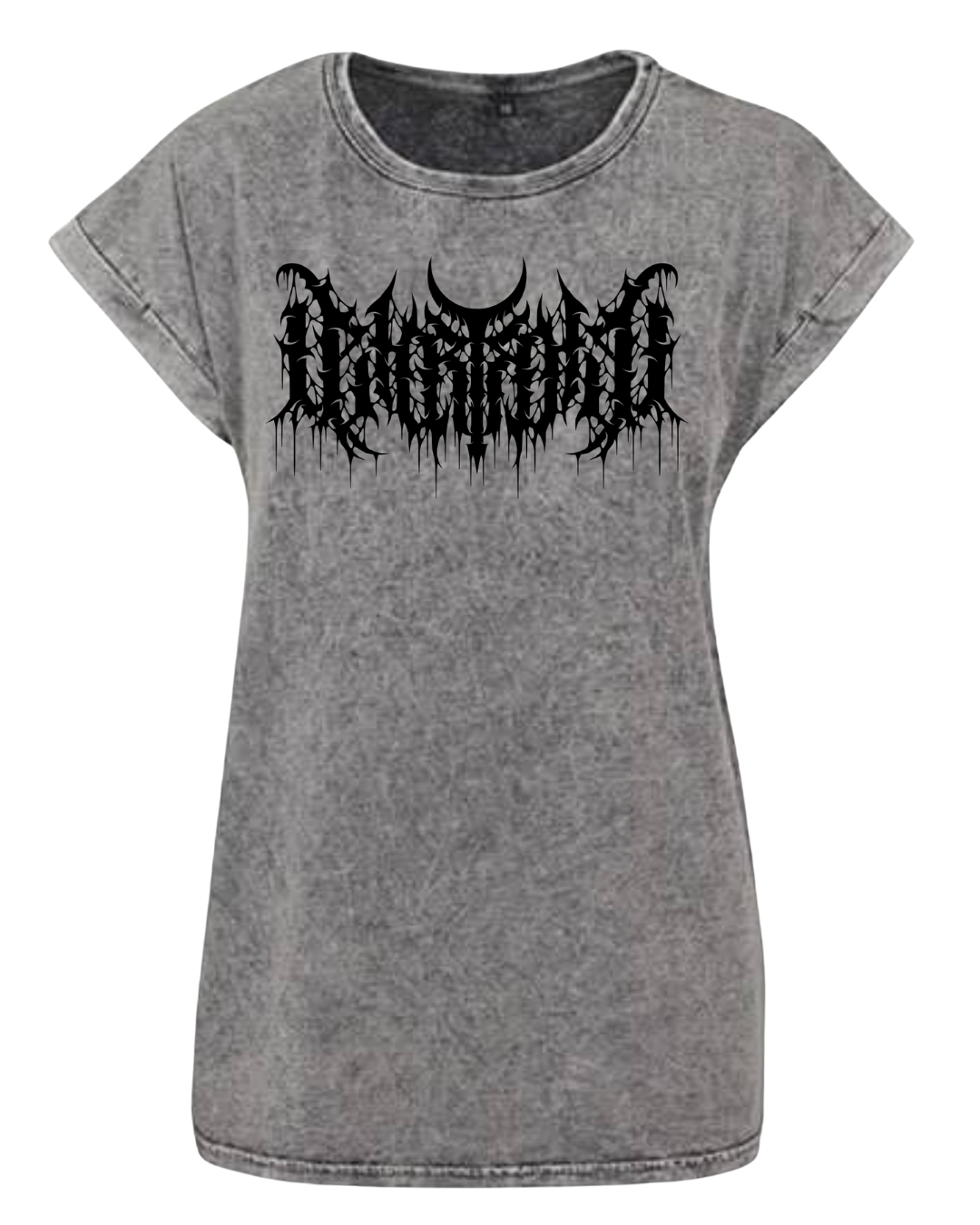 In Dying Lights - Extended Shoulder Ladies T-Shirt "Acid Washed Logo"