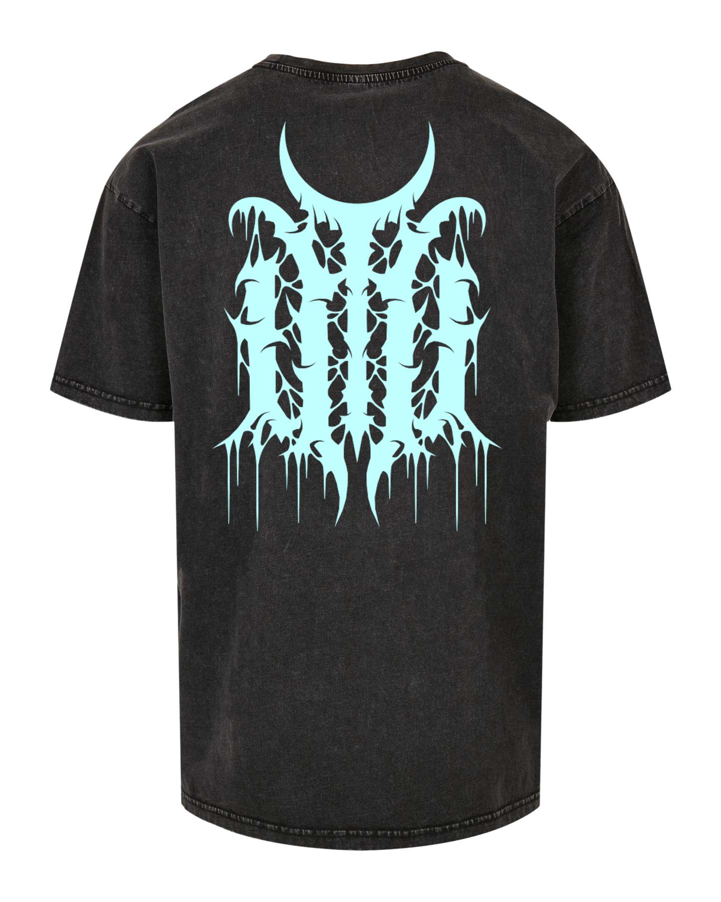 Detartrated - Oversize Acid Washed T-Shirt "Emblem"