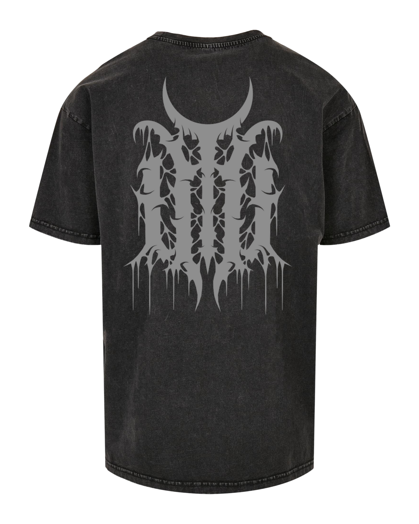Detartrated - Oversize Acid Washed T-Shirt "Emblem"