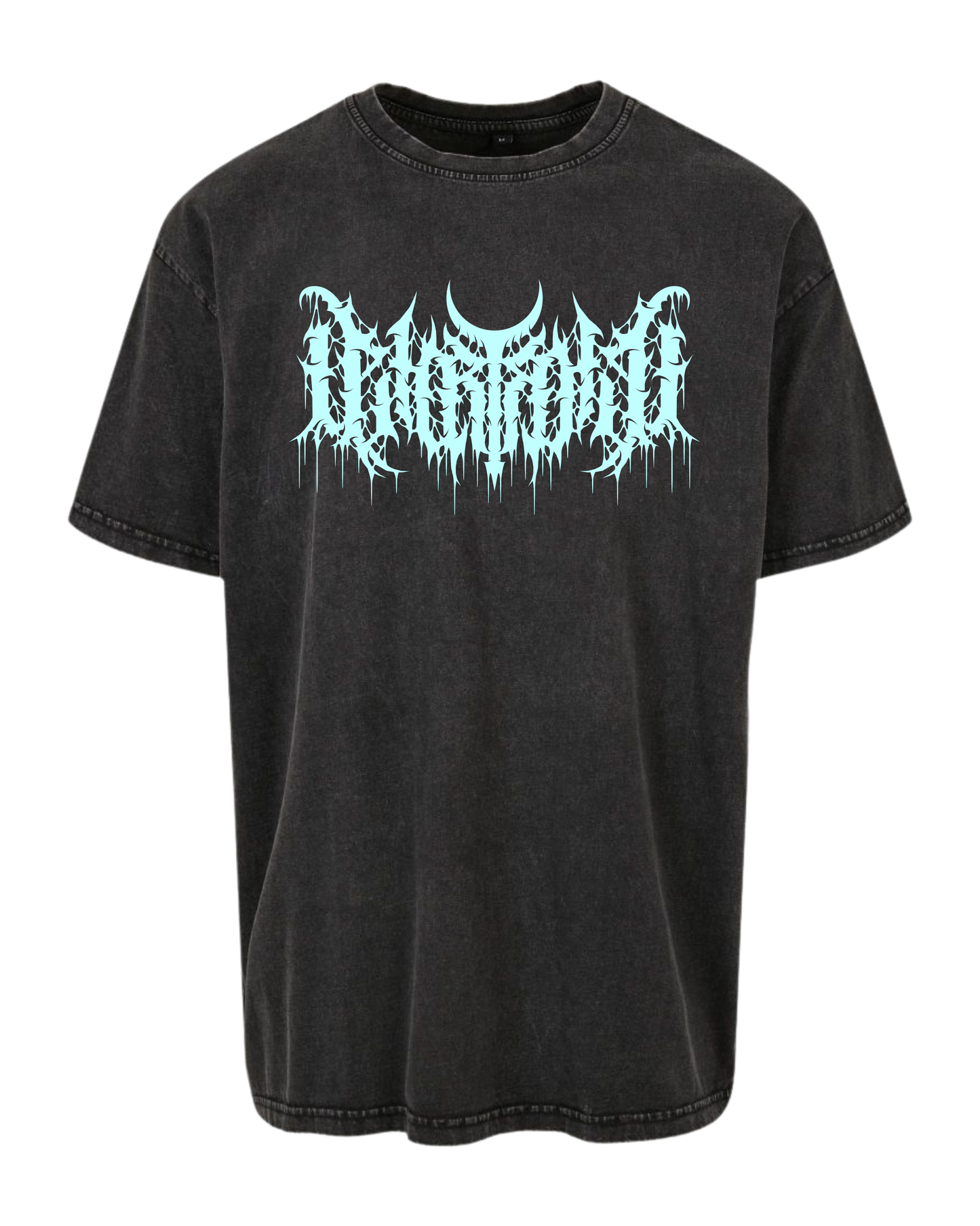 Detartrated - Oversize Acid Washed T-Shirt "Emblem"