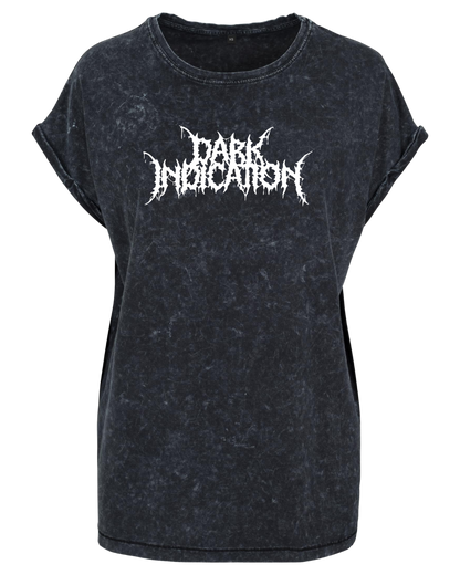 In Dying Lights - Extended Shoulder Ladies T-Shirt "Acid Washed Logo"