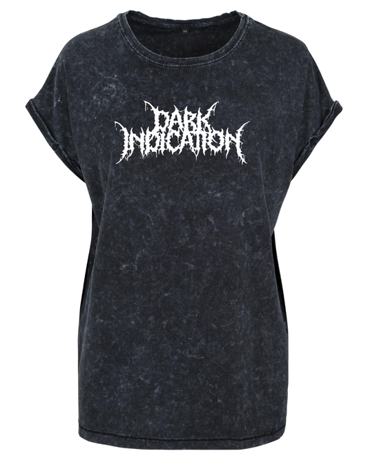 In Dying Lights - Extended Shoulder Ladies T-Shirt "Acid Washed Logo"