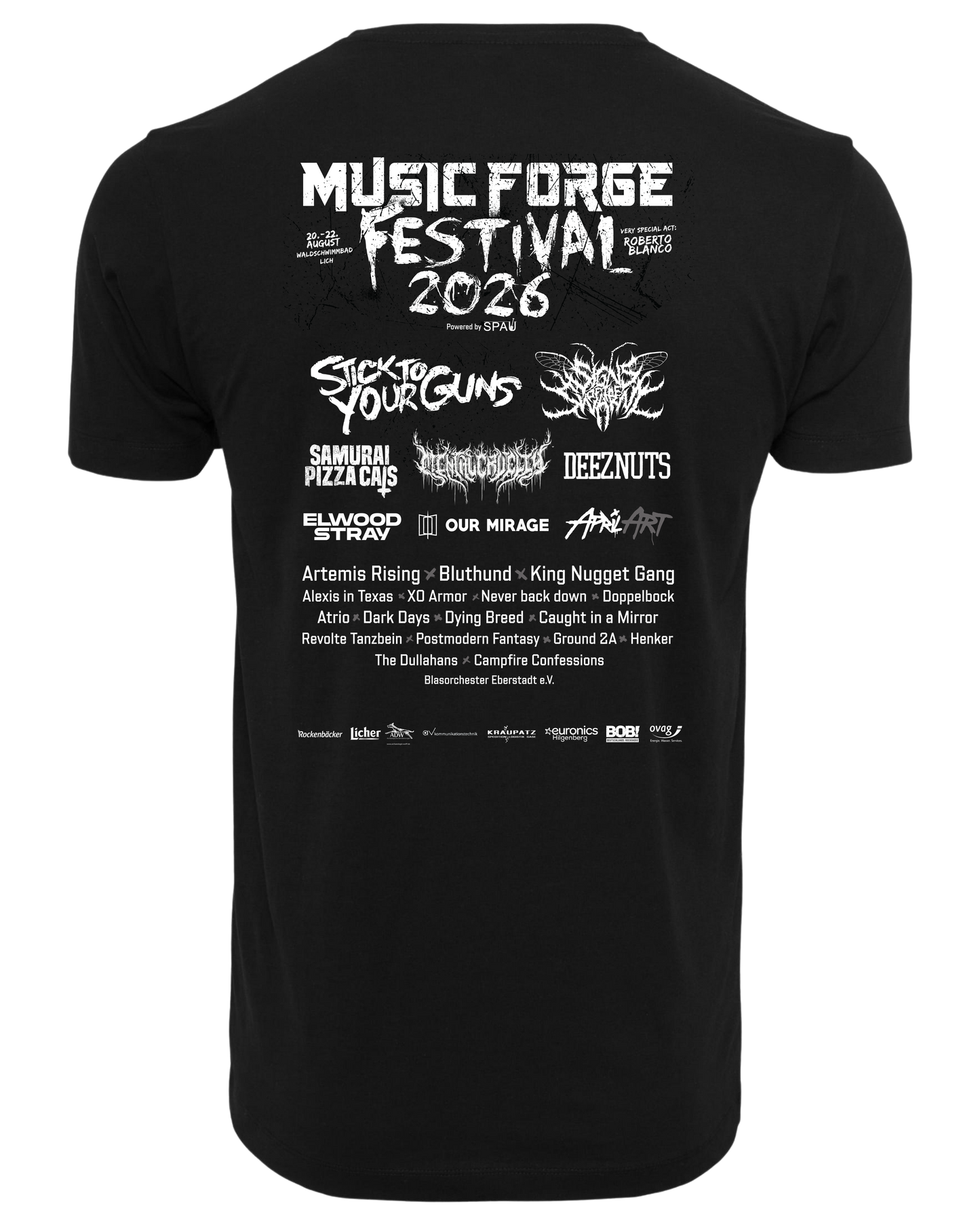 Music Forge Festival - Basic Unisex T-Shirt "Lettering"