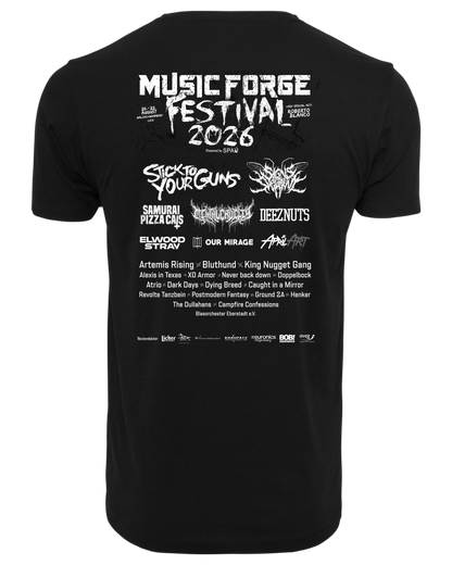 Music Forge Festival - Basic Unisex T-Shirt "Lettering"