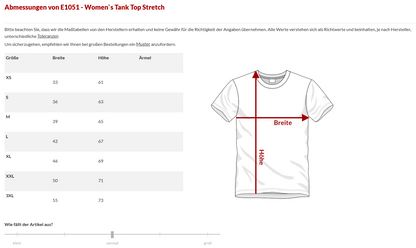 DODGEBALL -GIRLIE - Tank Top "Logo"