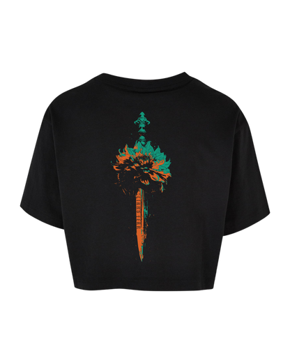 Liar's Fear - Ladies Crop Top "Dolch"