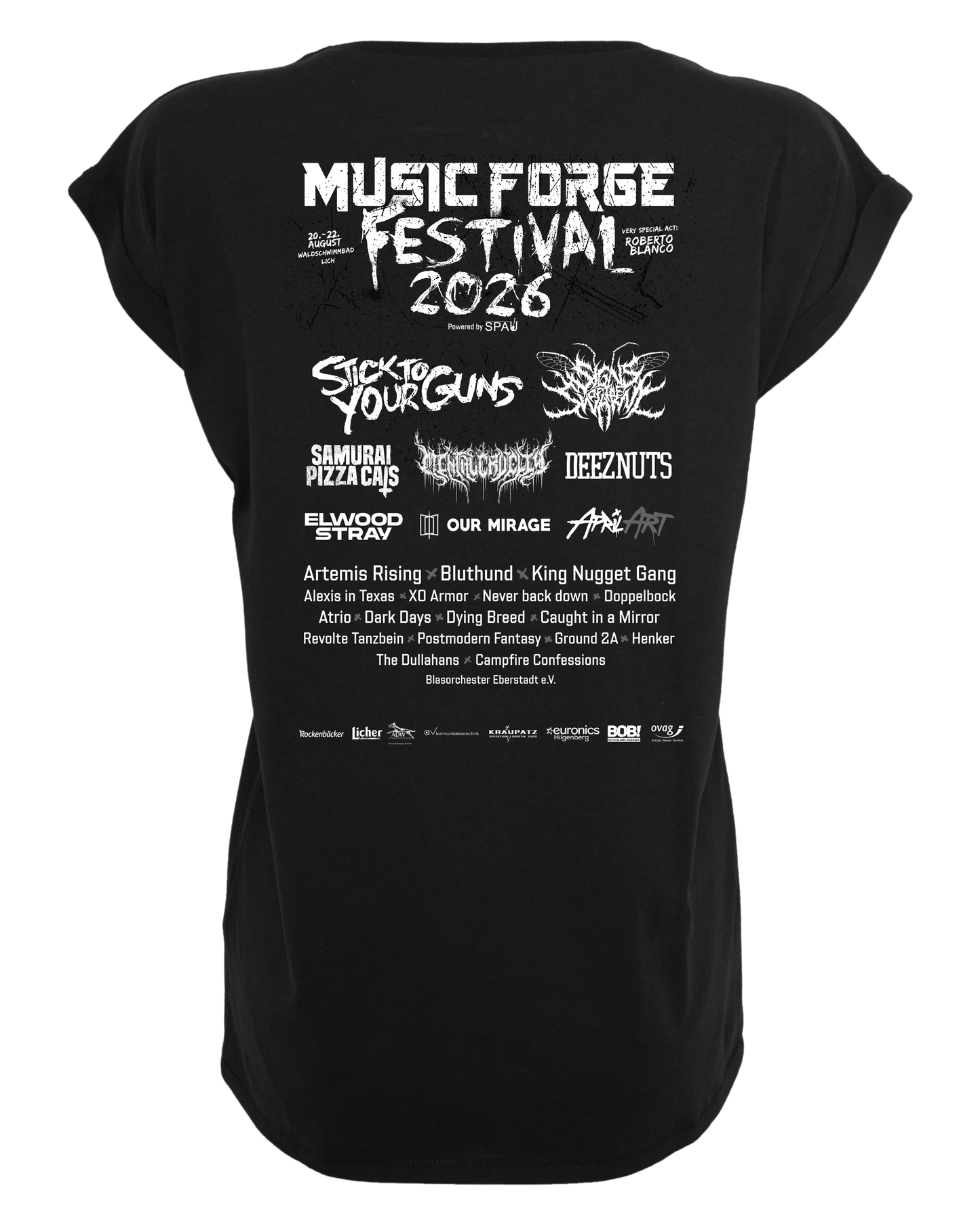 Music Forge Festival - Ladies Loose Fit Festival Tee "Wildschwein"
