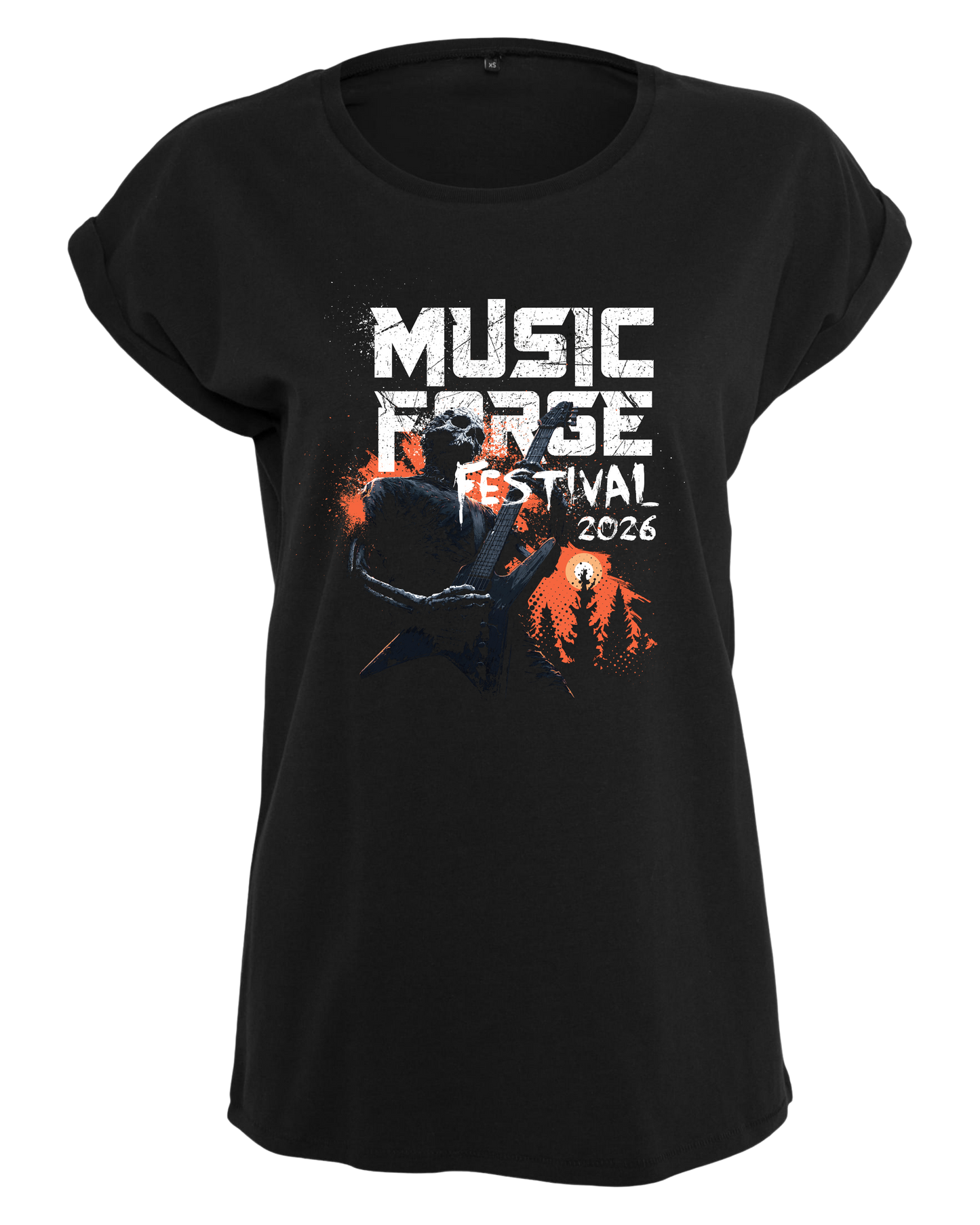 Music Forge Festival - Ladies Loose Fit Tee "Lettering"