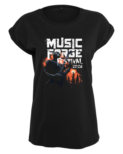 Music Forge Festival - Ladies Loose Fit Tee "Lettering"