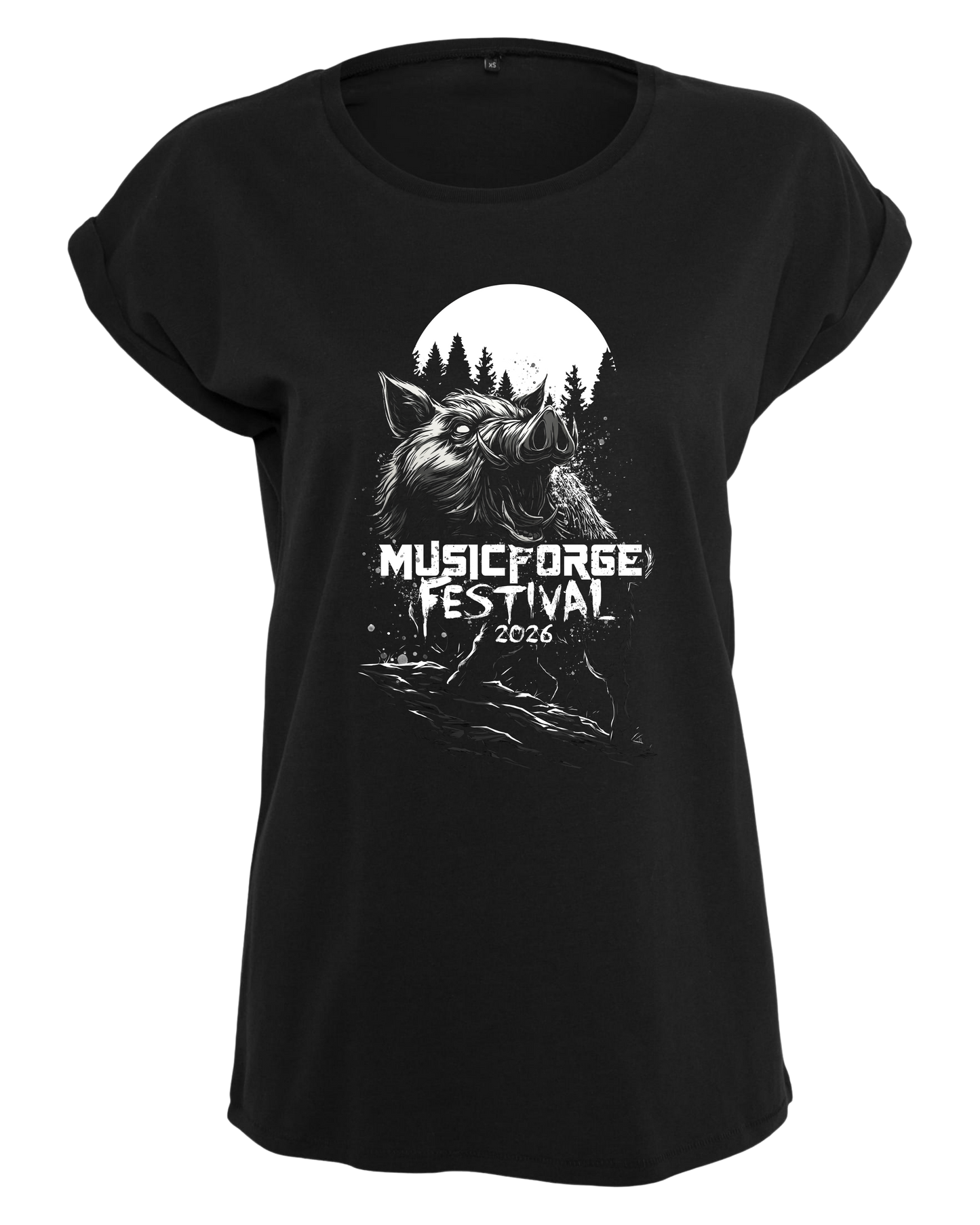 Music Forge Festival - Ladies Loose Fit Festival Tee "Wildschwein"