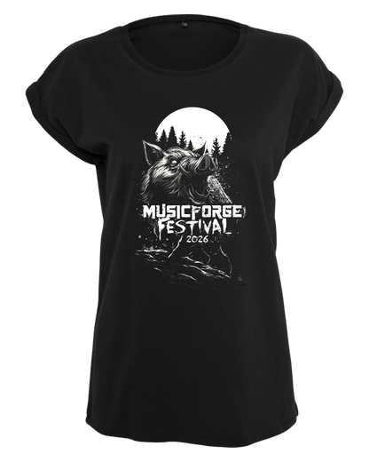 Music Forge Festival - Ladies Loose Fit Festival Tee "Wildschwein"