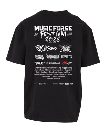 Music Forge Festival - Loose Fit Tee "Lettering"