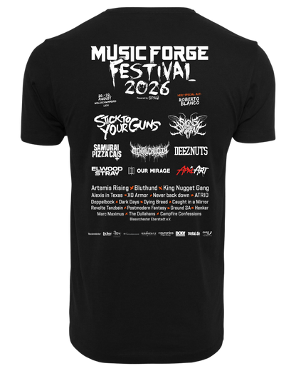 Music Forge Festival - Basic Unisex T-Shirt "Lettering"