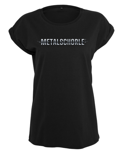 Metalschorle - Ladies Loose Fit Tee "Schriftzug & Logo"